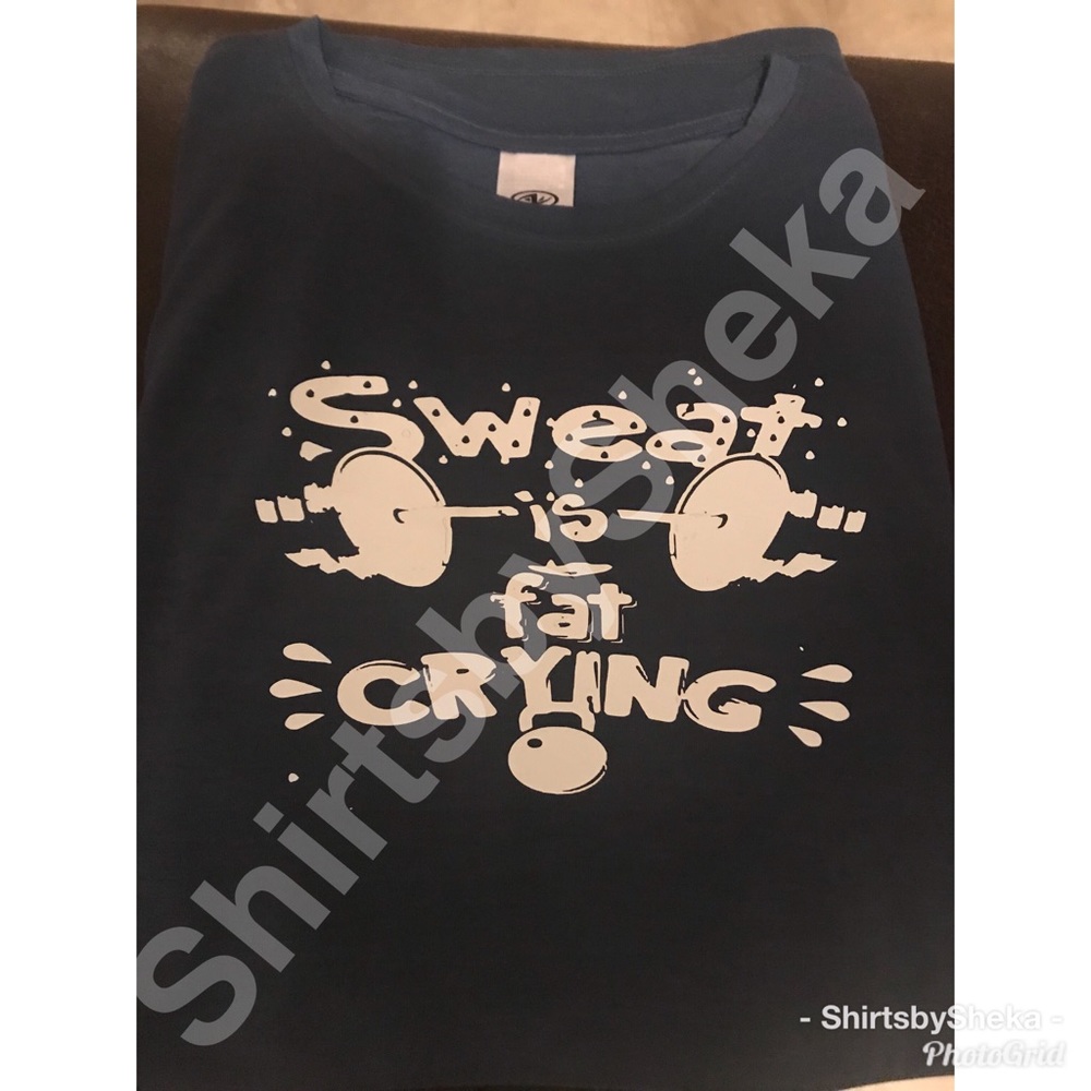 Custom made work out shirt